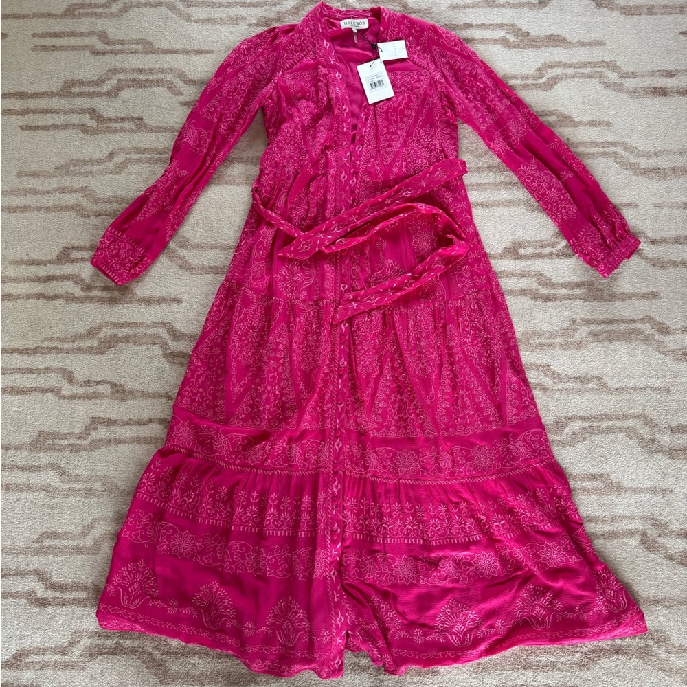 Hale Bob Pink Maxi Dress